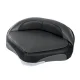 Seamanship Stand Up Lean Boat Seat, PVC, 8cm Padding, Black/Charcoal, Saltwater & UV Resistant, Swivel Base, 38x28x14