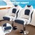 Seamanship Captain Bucket Boat Seat, PVC Fabric, 15cm Padding, Blue, 68x52x60cm, Flip-Up Bolster, Swivel Base