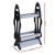 Seamanship Fishing Rod Holder, Plastic, Double-Sided, Black/Grey - 16-Rod Storage Rack for Indoor/Outdoor Use