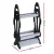 Seamanship Fishing Rod Holder, Plastic, Double-Sided, Black/Grey - 16-Rod Storage Rack for Indoor/Outdoor Use