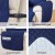 Artiss Navy Recliner Chair Cover - Water Resistant, Diamond-Quilted Microfibre, 1-Seater, 168x203cm, Machine Washable