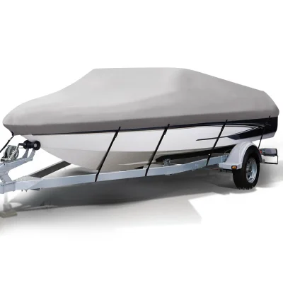 Seamanship Boat Cover, Marine Grade 600D Polyester, Fits 14-16ft, Max Beam 90", UV & Mildew Resistant, Trailerable