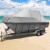 Seamanship Boat Cover 600D Polyester for 17-19ft Boats, UV-Resistant, Heavy Duty, Easy Access, Trailerable