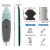 Weisshorn 10.6ft Inflatable SUP Kayak Paddle Board - UV-Resistant PVC, 150kg Capacity, Green, Includes Pump & Backpack
