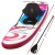 Weisshorn 11ft Inflatable Stand Up Paddle Board - Durable Drop-Stitch, Kayak Seat, 160kg Capacity, Pink, Blue & White