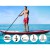 Weisshorn 11ft Inflatable Stand Up Paddle Board - Durable Drop-Stitch, Kayak Seat, 160kg Capacity, Pink, Blue & White