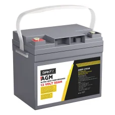 Giantz 12V 50Ah AGM Deep Cycle Battery with Box, Portable, Maintenance-Free, for Caravan, Camping, Solar, Marine Use