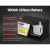 Giantz 12V 100Ah LiFePO4 Lithium Battery Deep Cycle Box for Solar, Caravan, Camping, 5000 Cycles, BMS, 20-Year