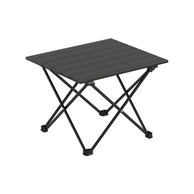 Weisshorn 40CM Aluminium Folding Camping Table - Portable Roll-Up Design with Carry Bag, 30KG Capacity, Anti-Rust