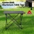 Weisshorn 40CM Aluminium Folding Camping Table - Portable Roll-Up Design with Carry Bag, 30KG Capacity, Anti-Rust