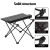 Weisshorn 40CM Aluminium Folding Camping Table - Portable Roll-Up Design with Carry Bag, 30KG Capacity, Anti-Rust