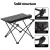 Weisshorn 40CM Aluminium Folding Camping Table - Portable Roll-Up Design with Carry Bag, 30KG Capacity, Anti-Rust