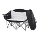 Weisshorn Double Folding Moon Chair, 240KG Capacity, 600D Oxford Fabric, Iron Frame, Portable for Outdoor Use