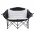 Weisshorn Double Folding Moon Chair, 240KG Capacity, 600D Oxford Fabric, Iron Frame, Portable for Outdoor Use