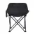 Weisshorn Black Folding Camping Moon Chair, 120kg Capacity, Durable 600D Oxford Fabric, Portable with Drink Holder