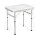 Weisshorn 60CM Adjustable Folding Camping Table - Portable Aluminium Outdoor Picnic Desk, 25KG Capacity, Rust-Resistant