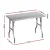 Cefito Foldable Stainless Steel Kitchen Work Bench, 430 Grade, 122x61x89cm, Adjustable Feet, Heavy Duty, 220lbs Capacity Cefito Foldable Stainless Steel Kitchen Work Bench, 430 Grade, 122x61x89cm, Adjustable Feet, Heavy Duty, 220lbs Capacity