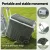 Glacio 50L Portable Fridge Freezer with LCD, 12V/24V/240V, Removable Divider, Pull Rod & Wheels, -20°C Cooling