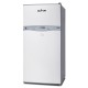 Glacio 100L Silver Portable Fridge Freezer Bar, Upright 12V/24V/240V, Energy-Efficient for Camping & Caravan Use