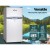 Glacio 100L Silver Portable Fridge Freezer Bar, Upright 12V/24V/240V, Energy-Efficient for Camping & Caravan Use