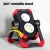 Giantz Rechargeable LED Work Light: 1000LM, 360° Rotation, USB Cordless, 4400mAh Battery, Red/Black, 14x