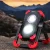 Giantz Rechargeable LED Work Light: 1000LM, 360° Rotation, USB Cordless, 4400mAh Battery, Red/Black, 14x