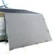 Weisshorn Caravan Privacy Screen Awning 4.6x1.95M - UV Protected, Water-Repellent Sun Shade with Carry Bag, Grey