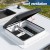 Weisshorn Black Caravan Roof Vent Hatch 350x350mm - Low Noise, Insect-Proof, All-Weather, Easy Install, 1-Year Warranty