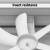 Weisshorn 12V Caravan Roof Vent Fan - White, 42x42cm, Low Noise, Insect-Proof, Reversible Airflow, All-Weather Use