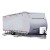 Weisshorn 16-18ft Caravan Cover – Heavy Duty 4-Ply Polypropylene, UV & Water Resistant, Easy Access Panels, Grey