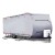 Weisshorn 22-24ft Caravan Cover, 4-Layer UV & Water Resistant, Heavy-Duty Polypropylene, Easy Access Panels, Grey
