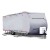 Weisshorn 14-16ft Caravan Cover - 4 Layer UV & Water Resistant, Heavy Duty Polypropylene, Easy Access Zips, Grey