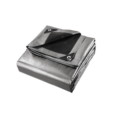 Instahut Heavy Duty Tarp Tarpaulin 3.6x4.8m Polyethylene Waterproof UV Resistant Canvas Camping Sun Cover