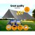 Instahut Heavy Duty Tarp Tarpaulin 3x4.5m, Waterproof UV-Resistant Polyethylene Canvas for Camping & Vehicle Cover