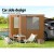 Weisshorn SUV Camping Tent 2x2m - Water-Resistant Oxford Fabric, UV Protection, Steel Poles, Portable Awning Canopy