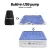 Weisshorn Queen Air Mattress 46cm - Flocked PVC, Built-in Pump, Quick 4-min Inflation, Indoor/Outdoor Use, 300kg Capacity