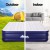 Weisshorn King Size Air Mattress - 51cm Flocked PVC Bed w/ AC Pump, Quick 5min Inflation, Indoor/Outdoor, 300kg Capacity