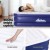 Weisshorn Queen Air Mattress - 51cm High, Flocked PVC Surface, Quick 4-Min Inflation, Indoor/Outdoor Use, 300kg Capacity