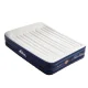 Weisshorn Double Air Mattress - 46cm Flocked PVC Bed with Built-in Pump, Inflates in 3 Mins for Indoor/Outdoor Comfort