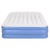 Weisshorn Queen Air Mattress, 46cm Inflatable Bed with Flocked Surface, Built-in Pump, Quick Inflate, Indoor/Outdoor Use