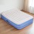 Weisshorn Queen Air Mattress, 46cm Inflatable Bed with Flocked Surface, Built-in Pump, Quick Inflate, Indoor/Outdoor Use