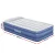 Bestway Single Air Mattress 46cm - Navy, Flocked Surface, Built-in Pump, I-Beam Design, Indoor/Outdoor Use