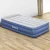 Bestway Single Air Mattress 46cm - Navy, Flocked Surface, Built-in Pump, I-Beam Design, Indoor/Outdoor Use