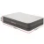 Bestway Queen Air Mattress - 46cm Flocked Surface, I-Beam Construction, Rapid Inflation with Built-In Pump, Grey