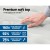 Bestway Queen Air Mattress - 46cm Flocked Surface, I-Beam Construction, Rapid Inflation with Built-In Pump, Grey