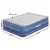Bestway Queen Air Bed Inflatable Mattress with Built-In Pump, Flocked Surface, Coil Beam Design & Carry Bag