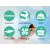 Bestway Queen Air Bed Inflatable Mattress with Built-In Pump, Flocked Surface, Coil Beam Design & Carry Bag
