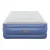 Bestway Queen Air Mattress - Inflatable Bed, 61cm, Blue, Flocked Surface, Built-in Pump, Indoor/Outdoor Use