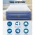Bestway Queen Air Mattress - Inflatable Bed, 61cm, Blue, Flocked Surface, Built-in Pump, Indoor/Outdoor Use