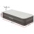 Bestway Fortech Single Air Mattress - 46cm Grey, Durable Vinyl, Built-In Pump, Antimicrobial, Indoor/Outdoor Use